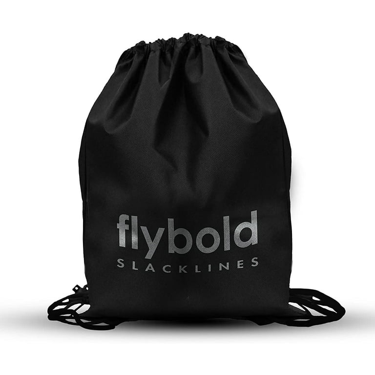 flybold 57ft Tight Rope Slackline Kit with Training Line