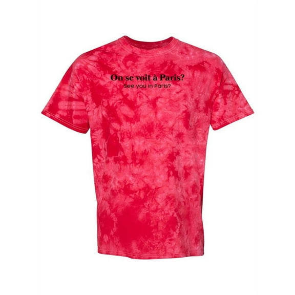 See You In Paris? Tie-Dye Crystal Women -Smartprints Designs, Female x-Large