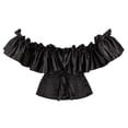 thumbnail image 3 of ANINEO Women Elegant Vintage Cap Sleeves Brocade Bustier Corset Tops, 3 of 4