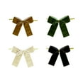 thumbnail image 6 of Christmas Decorations, 12-Pack Velvet Bows for Christmas Tree Wreath Garland Gift Wrapping Holiday Party Supplies Hanging Ornaments Home Indoor Outdoor Décor, 6 of 9
