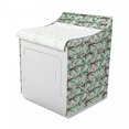 thumbnail image 2 of Floral Washer Cover, Japanese Sakura Silhouette Branches and Flowers, Decorative Accent for Laundromats, 29" x 28" x 40", Mint Green Pink, by Ambesonne, 2 of 3
