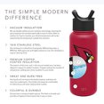 thumbnail image 2 of Botella de agua Simple Modern de los Carolina Panthers de la NFL, 950 ml, 2 of 3