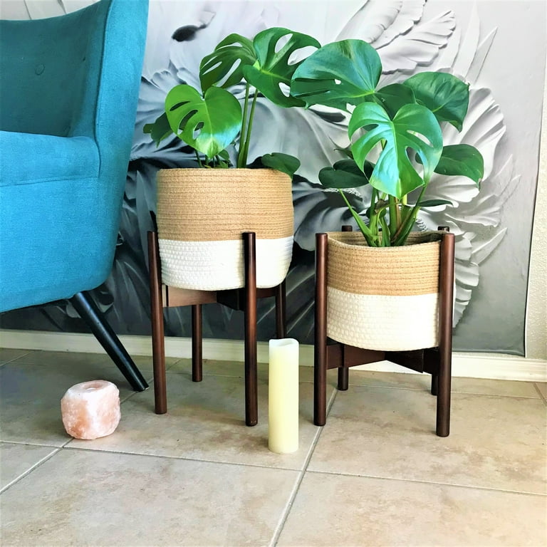 RainbleLand Indoor Plant Stand - Adjustable Tall Plant Stand - Indoor Planter Stand - Mid Century Modern Plant Stands Indoor RainbleLand Indoor Plant Stand - Adjustable Tall Plant Stand - Indoor Planter Stand - Mid Century Modern Plant Stands Indoor