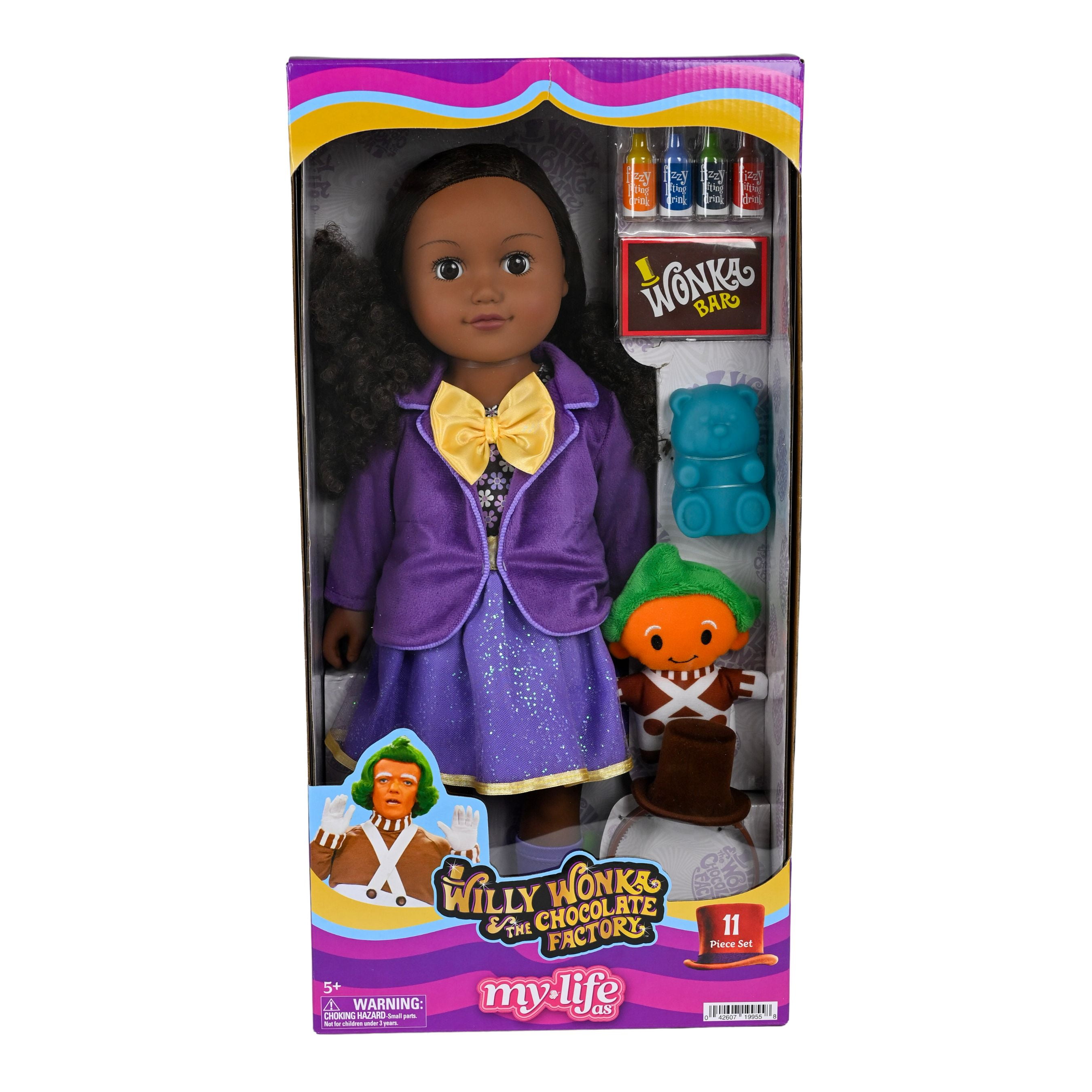 My Life As Willy Wonka Posable 18-inch Doll, Brunette Hair, Dark Brown Eyes