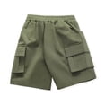 thumbnail image 4 of Yindaity Shorts Toddler Boy Toddler to Youth Athletic Shorts for Boys and Girls Soccer Basketball Sports(AG,5-6 Years), 4 of 5
