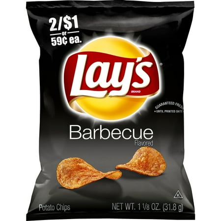Lay's Barbecue Flavored Potato Chips, 1.125 oz Bag