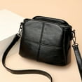 thumbnail image 2 of Mini Simple Solid Color Crossbody Bag PU Leather Textured Bag Purse Classic Fashion Versatile Shoulder Bag (22.99cm X 11.99cm X 16.99cm), 2 of 6