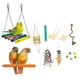 thumbnail image 4 of Bird Perch Stand Chewing Toys, Durable Parrot Swing Toys Set Bright Colors Attractive For Parrots ANGGREK AC6987, 4 of 8