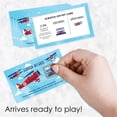 thumbnail image 2 of Big Dot of Happiness Taking Flight - Airplane - Vintage Plane Baby Shower or Birthday Party Scratch Off Cards - 22 Count, 2 of 6