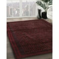 thumbnail image 2 of Ahgly Company Indoor Rectangle Contemporary Burgundy Brown Abstract Area Rugs, 5' x 7', 2 of 6