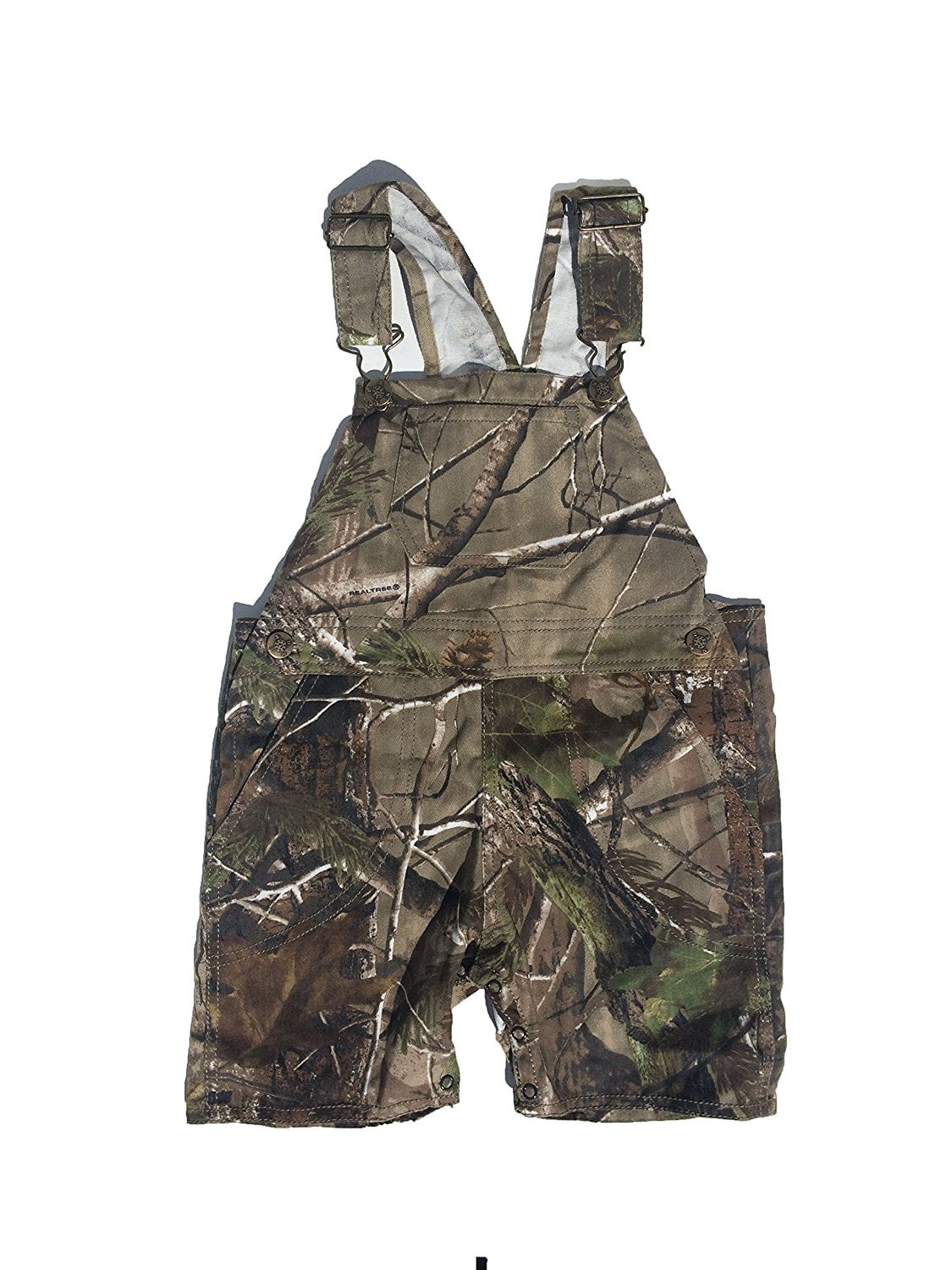 baby camo overalls