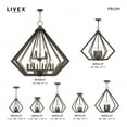 thumbnail image 2 of Livex Lighting Prism 15 Light Foyer Chandelier in Bronze, 2 of 8