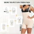 thumbnail image 6 of SHAPEVIVA Fajas Colombianas Postparto BBL Stage 2 Post Surgical Compression Garments for Women, 6 of 6