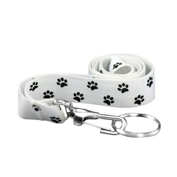 Black Paw Print Lanyards (2 Lanyards)