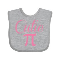 Inktastic Cutie Pie Pink Boys or Girls Baby Bib