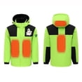 thumbnail image 2 of Jinhomg Unisex Winter Rain Jacket Thermal Cozy 4 Heated Zones Heating Coats Plus Size Detachable Hooded Puffer Coat Without Battery Limited Time 90 off Clearance Sale Green XXXL, 2 of 8