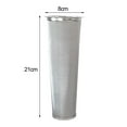 thumbnail image 2 of Washranp 32/64oz Cold Brew Coffee Filter,Wide Mouth Mason Jar Food Grade 304 Stainless Steel Ultra Fine Mesh Iced Coffee Strainer with Seal Ring, 2 of 5