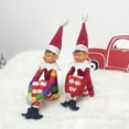 thumbnail image 5 of Muñeco elfo navideño rojo de 40 cm, adorno navideño, regalos de Año Nuevo 2024, mesa navideña, decoraciones para árboles de Navidad, 5 of 5
