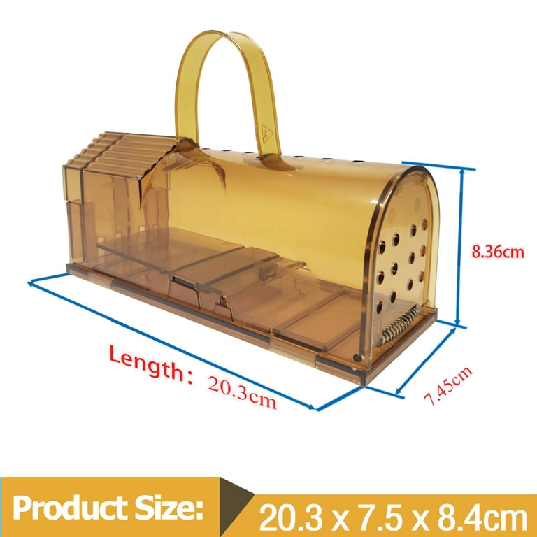 KEPLIN Humane Mouse Trap 1pk - No Kill Mice Traps, Pets and Children  Friendly, Catch and Release Animal, Rodent and Chipmunk Trap, Indoor /  Outdoor 