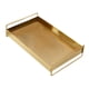 thumbnail image 5 of Bandeja rectangular para servir té, plato de agua, taza de té de lujo versátil, soporte para hervidor de agua, plato para comidas caseras, oficina y Oro, 5 of 9