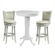 Boraam Florence 3 Piece Pub Set in White by Boraam