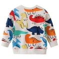 thumbnail image 5 of Vividxx Boys Tops Casual Long Sleeve Hooded Sweatshirt For Toddler Kids 1-8 Years Soft Knit Pullover With Cute Cartoon Design For Everyday Wear O-Neck Lovely Dailywear, 5 of 9