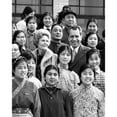 thumbnail image 2 of Former President Richard And Pat Nixon Visit China. They Pose With Chinese Men And Women During A Tour Of Beijing. Feb., 2 of 2