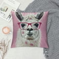 thumbnail image 2 of Fenyluxe Inspirational and Motivational Pillow Cover with Alpaca,Cute Llama Gllama-rous Decorative Pillow Cases Home Decor Square Pillowcases White, 2 of 5
