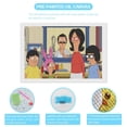 thumbnail image 2 of Bob's Burgers Diamond Art Kits for Adults 5D Diamond Art Kit Paint by Number for Beginners, DIY Paint with Round Full Drill Diamonds Paintings Gem Art for Home Wall Decor Gift 8x12, 2 of 5