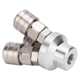 thumbnail image 4 of Conector rápido de 3 vías hembra cromado para componentes neumáticos G1/4 C tipo SMV, 4 of 14