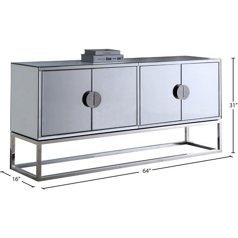 Meridian Furniture Gold Marbella Sideboard/Buffet Meridian Furniture Gold Marbella Sideboard/Buffet
