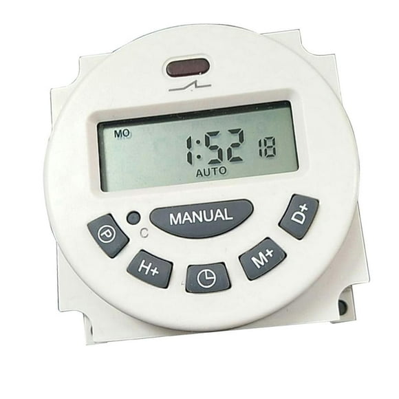 jinwen Digital Time Switch Weekly Programmable Electronic Lighting Daily Timer 12V