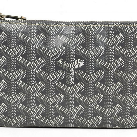 Pre-Owned Goyard Senna Mini Pouch, Multi-Case, Gray, Unused, SENAT2MINTY01CL03P