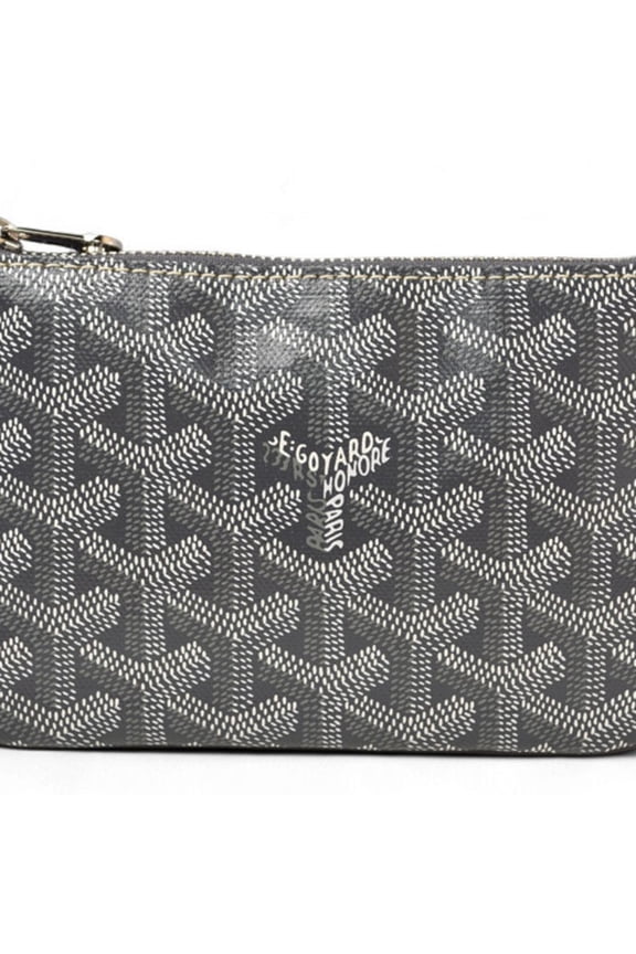 Pre-Owned Goyard Senna Mini Pouch, Multi-Case, Gray, Unused, SENAT2MINTY01CL03P