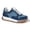 Denim Blue, variant on LUCKY STEP Comfort Retro Color Blocked Sneakers Fashion Casual Shoes,Brown Leopard,Womens
