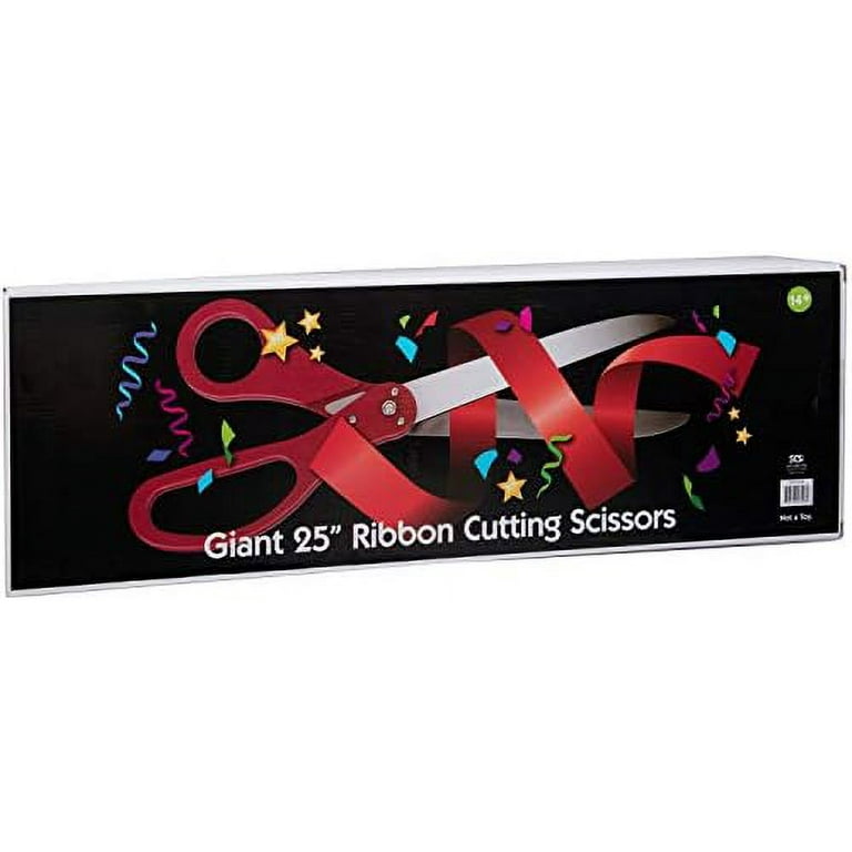 Giant Ribbon Cutting Scissors, 25 Extra Large Scissors - Heavy