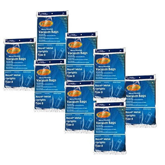 24 Compatible with Royal Upright Type B Vacuum Cleaner Allergy Bags, Top Full Vacuum Cleaners, R