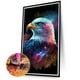 thumbnail image 2 of Pintura de diamante 1 5D DIY Kit de águila de taladro redondo completo Decoración del hogar Arte Artesanía Hugtrwg Para estrenar, 2 of 9