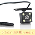 thumbnail image 5 of Reversing image 5 Pin driving HD night vision 4-lamp full-color waterproof reversing lens car reversing camera, 5 of 8