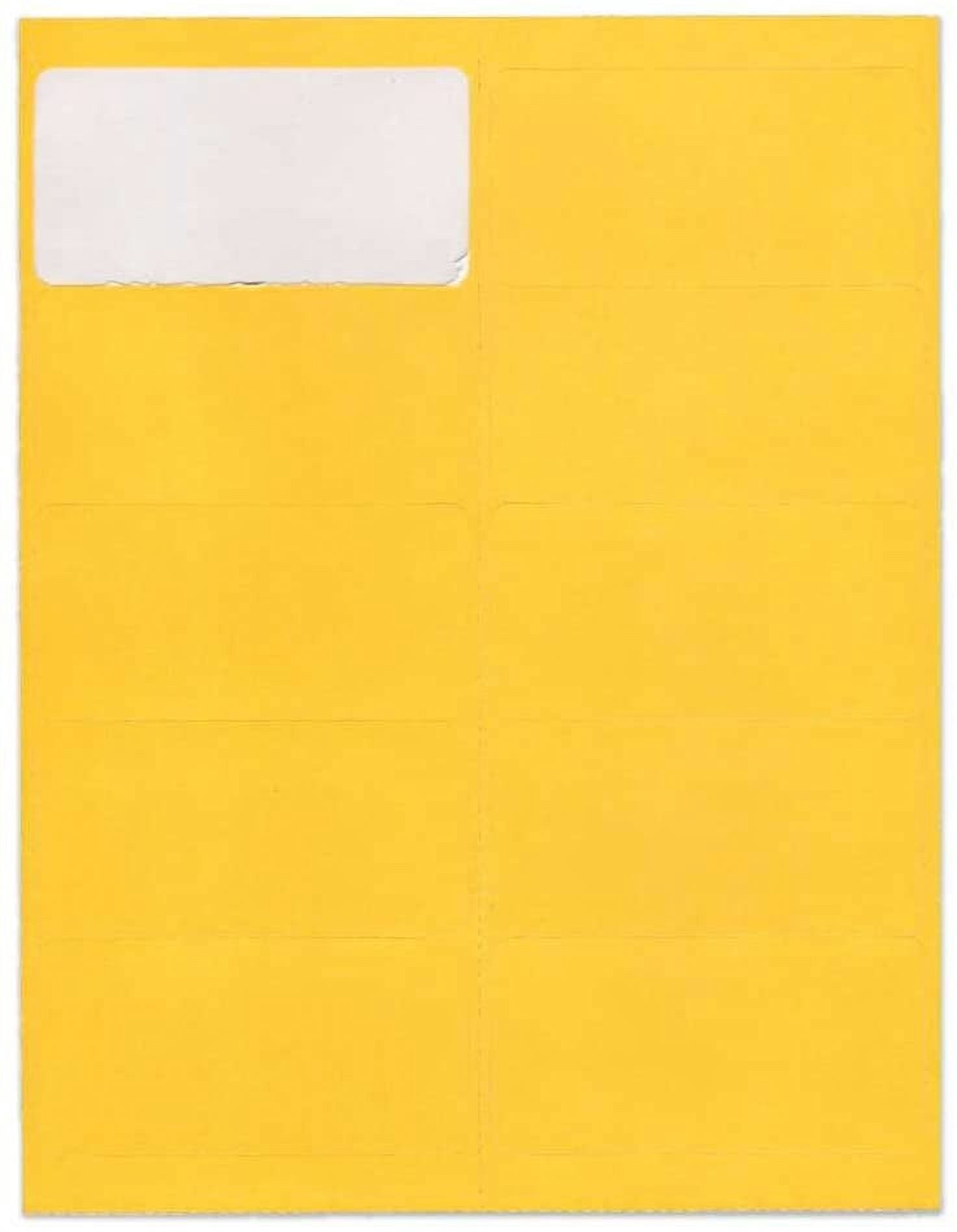 JAM Paper Shipping Address Labels, Standard Mailing, 2 x 4, Assorted Colors, 600/Pack