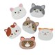 thumbnail image 1 of Juego de 6 posavasos de silicona con forma de gato, con superficie aislante de goma, flexible, duradero, antideslizante, para bebidas, cerveza, ideas de regalo, 1 of 5