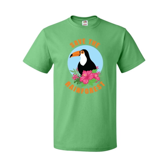 Inktastic Save the Rainforest Toucan Illustration T-Shirt