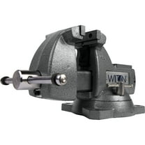 Wilton Tools 21300 4" Wide Jaw 4 1/2" Opening Steel Swivel Base Mechanics Vise