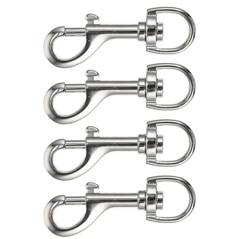  20Pcs Snap Hooks Heavy Duty 2.75x0.83 Galvanized Swivel Snap  Hooks with Spring Pet Buckle Multipurpose Dog Leashes Key Chain for Linking  Pet Leash & Collar (20pcs) : Pet Supplies