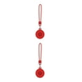thumbnail image 1 of jesticaly Étui de Protection en Cuir Anti-Rayures pour Air Tags Locator Accessoire Rouge 2Ensemble, 1 of 6