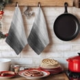 thumbnail image 6 of Grey Ombre Kitchen Towels Set of 4, Modern Abstract Art Ocean Oil Painting Absorbent Dish Towels for Kitchen, Microfiber Hand Towel, Quick Drying Tea Towel for Cleaning Decorative Dishcloths, 6 of 7
