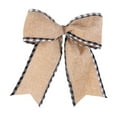 thumbnail image 1 of Christmas Tree Bow Decorations, Ribbon Bows for Holiday Ornament, Polyester Bow Pendant for Party Decor, Festive Accessories for Home Celebration, 1 of 6