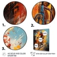 thumbnail image 3 of Designart "Bold Bicycle Adventures I" Bicycle Floater Framed Wall Decor, 3 of 7