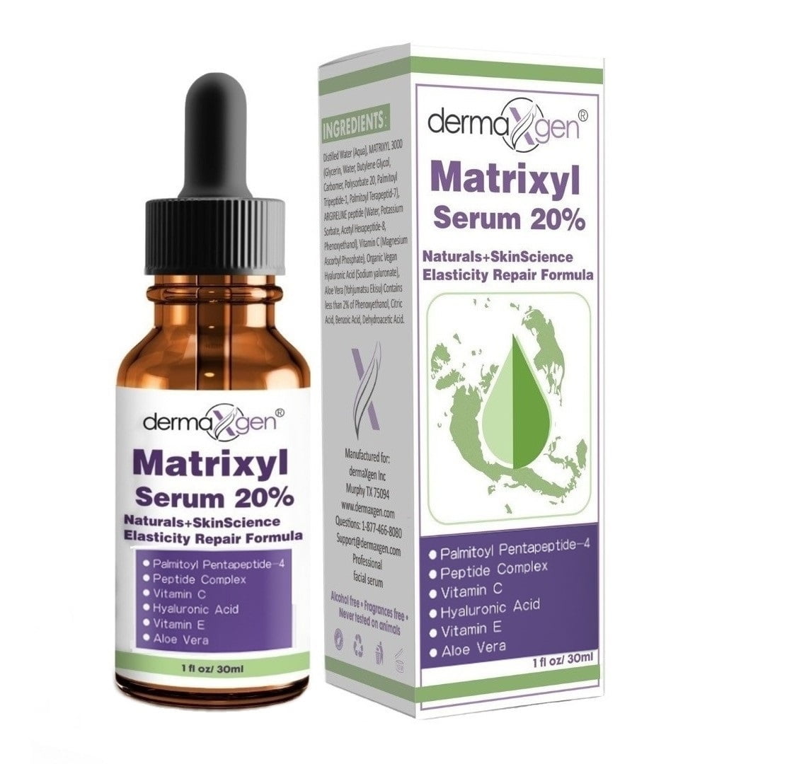 Matrixyl 3000 Peptides Hyaluronic Acid Vitamin C Wrinkle Firming Peptide AntiAging Serum, 4 Fl