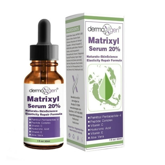 Matrixyl 3000 Peptides Hyaluronic Acid Vitamin C Wrinkle Firming Peptide Anti-Aging Serum, 4 Fl. Oz.